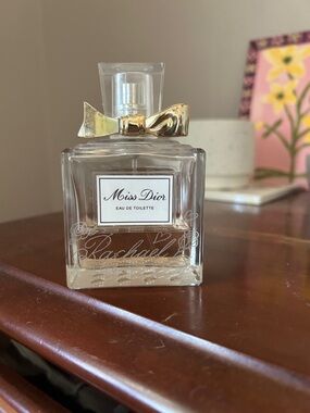 Dior Miss Dior Eau de Toilette Clear Glass Bottle with Gold Bow